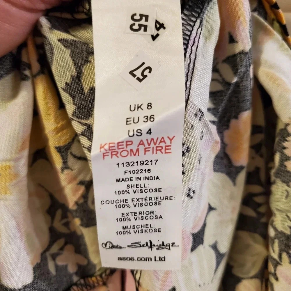 MISS SELFRIDGE | Romper in Tropical Floral sz 4P NWT - Picture 11 of 16